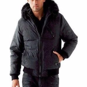 GUESS WATERPROOF WARM PUFFER COAT (BLACK)